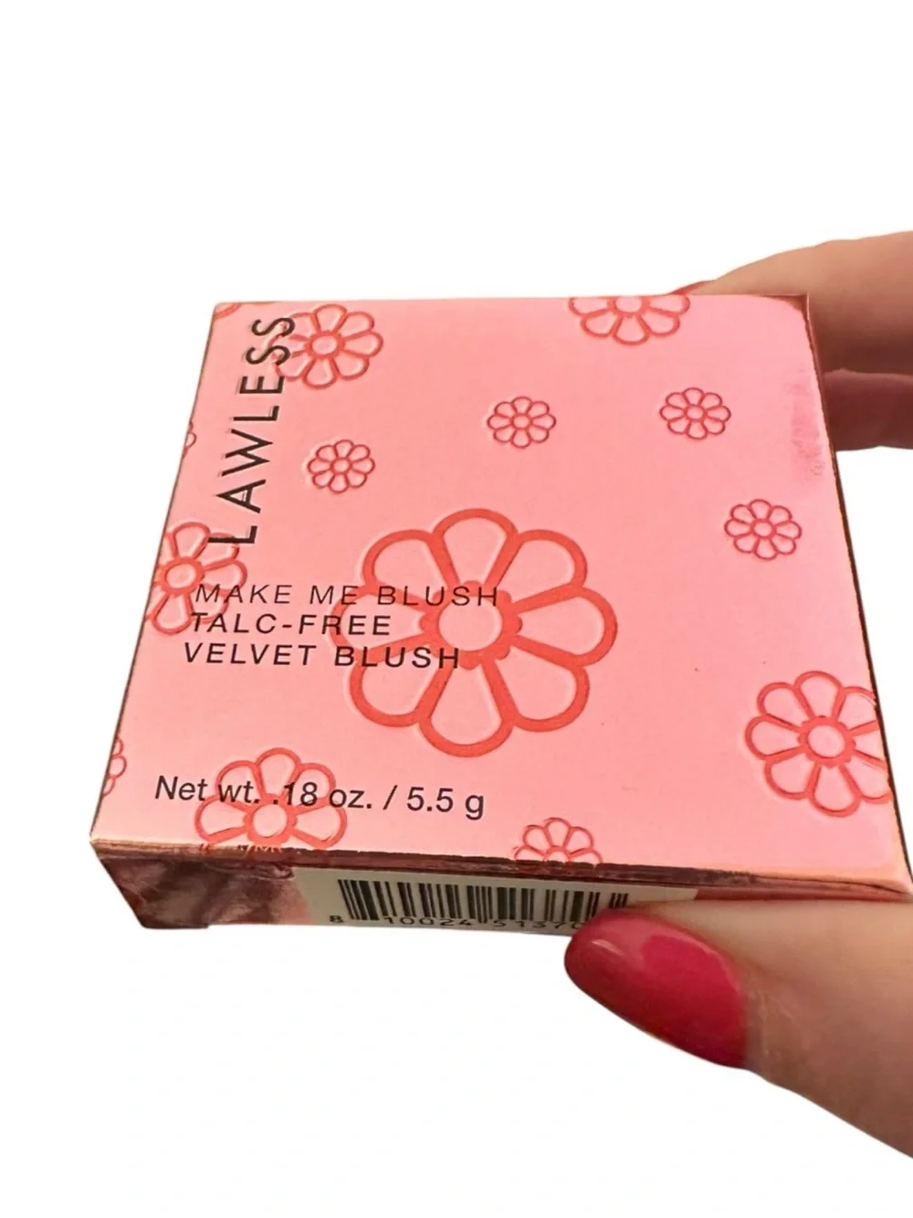 LAWLESS Make Me Blush Talc-Free Velvet Blush Daisy Pink BNIB